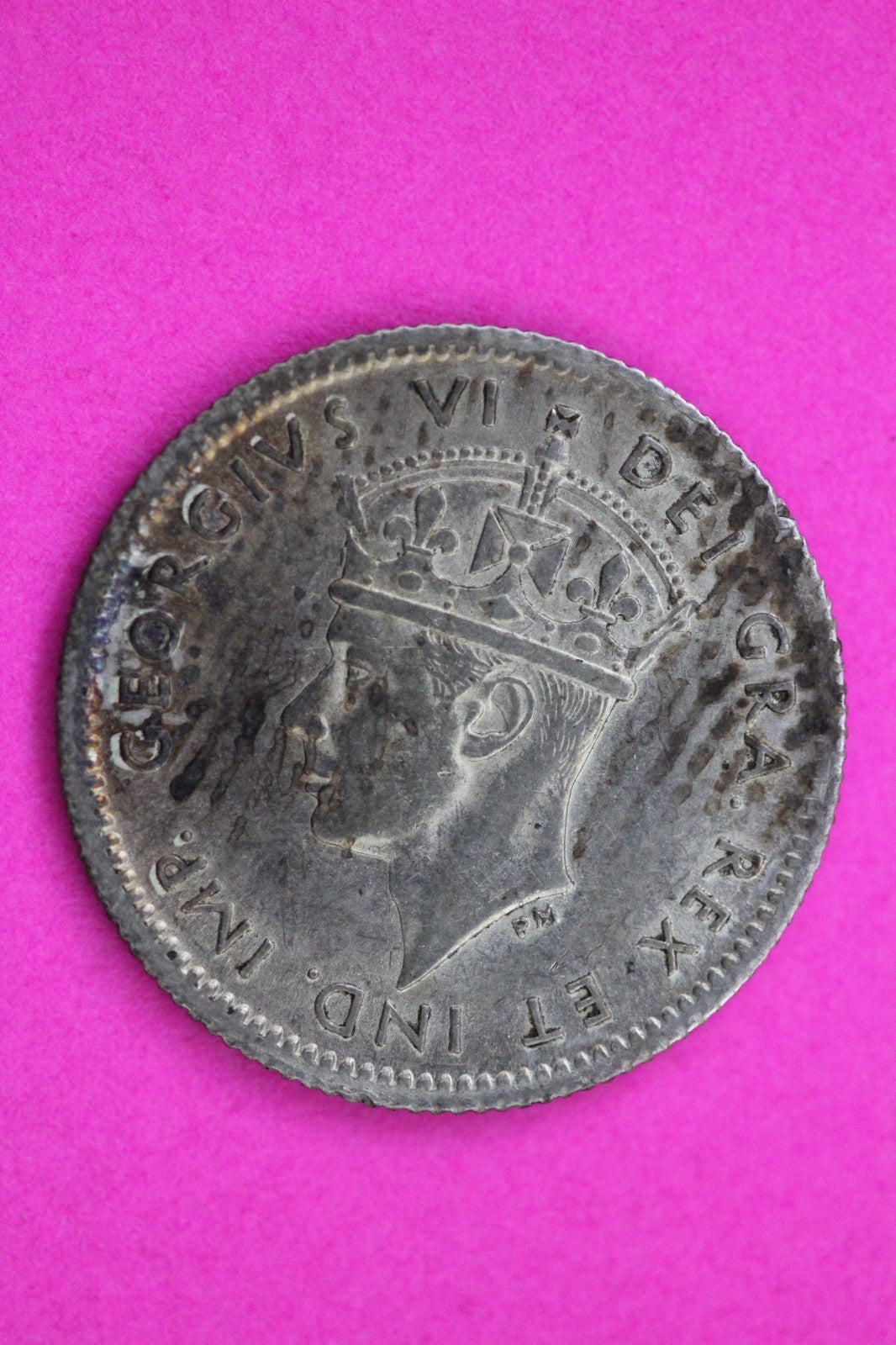 1941 Newfoundland Canada 5 Cents Silver Coin Guaranteed Genuine USA Seller 2265