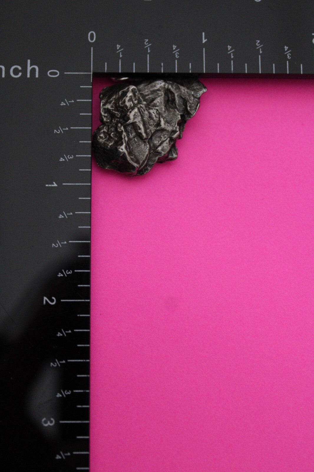 Meteorite Necklace W/ Chain Campo Del Cielo 11.7 Grams Real Dinosaur Girl COA 14