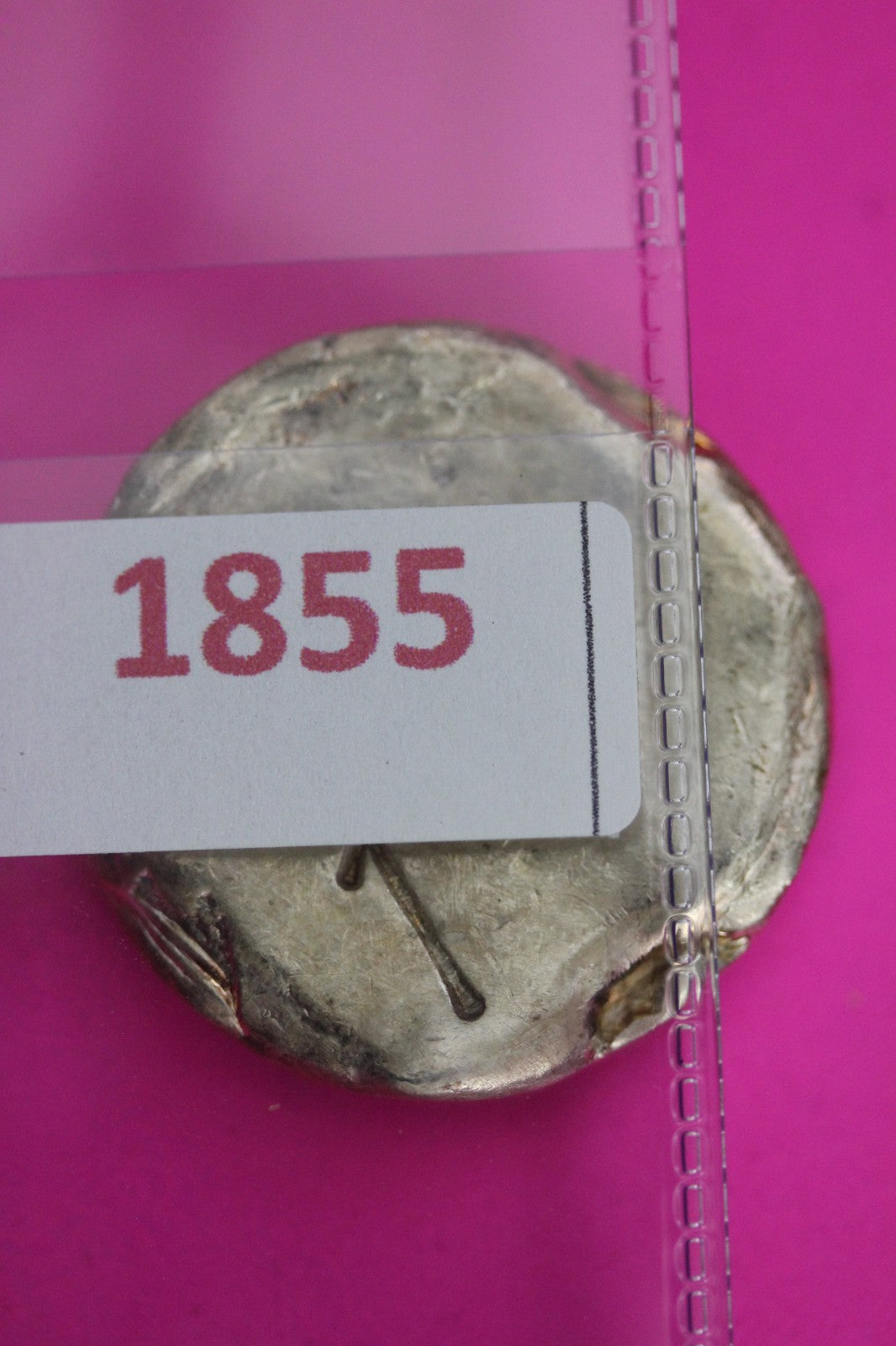 Hand Poured Skull & Crossbones 1 OZ .999 Silver Round Guaranteed Genuine 1855