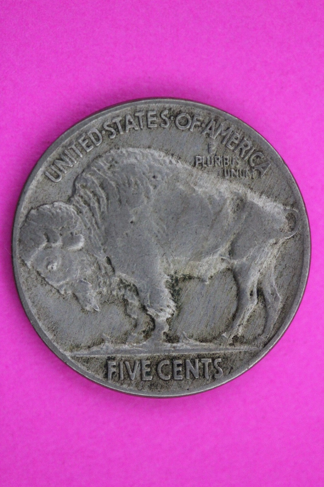 High Grade 1927 P Buffalo Indian Nickel Exact Coin Pictured Free Shipping 0052