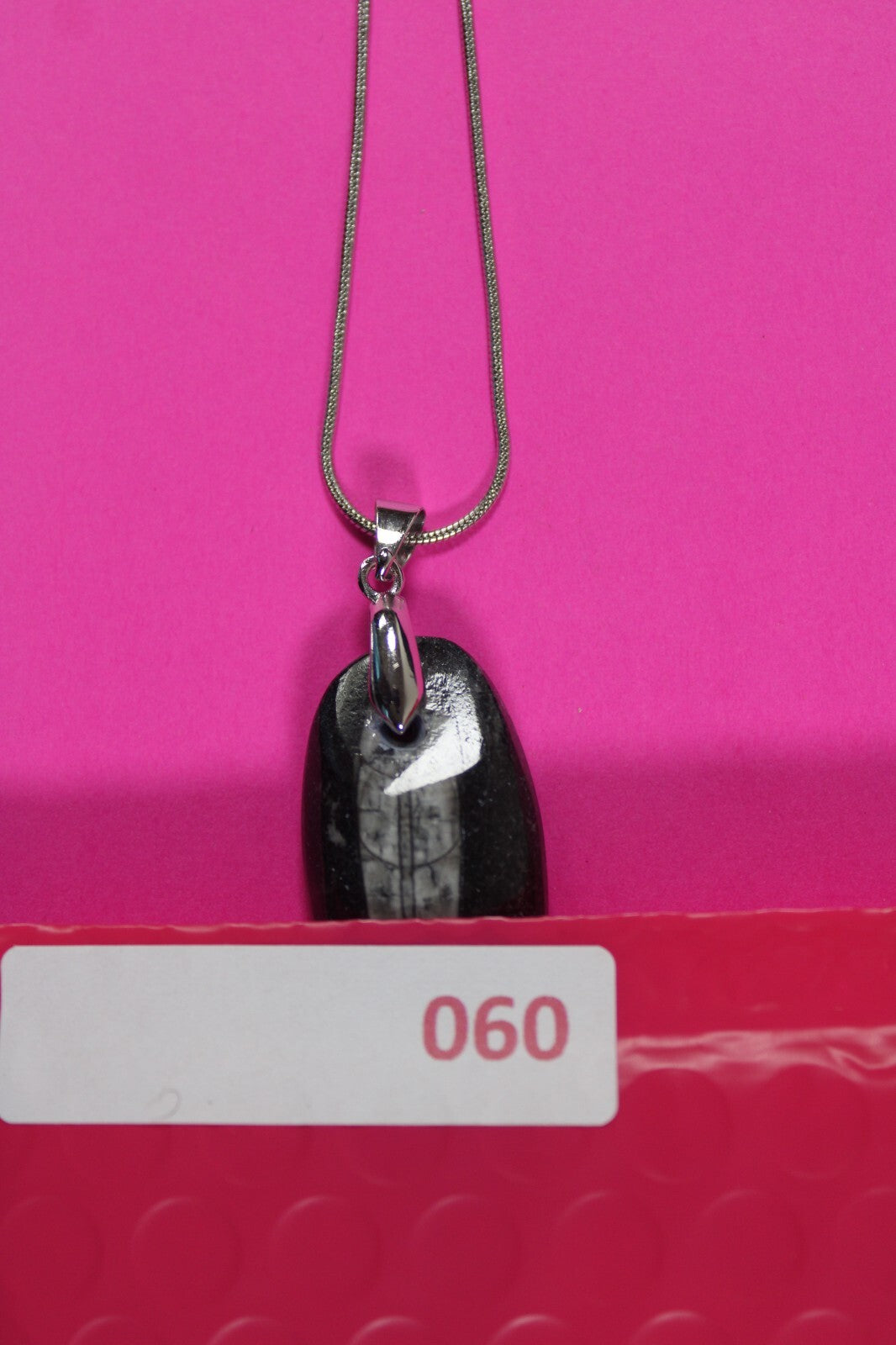 Authentic Orthoceros Necklace Fossil 500 Million Years Old Dinosaur Girl COA 60