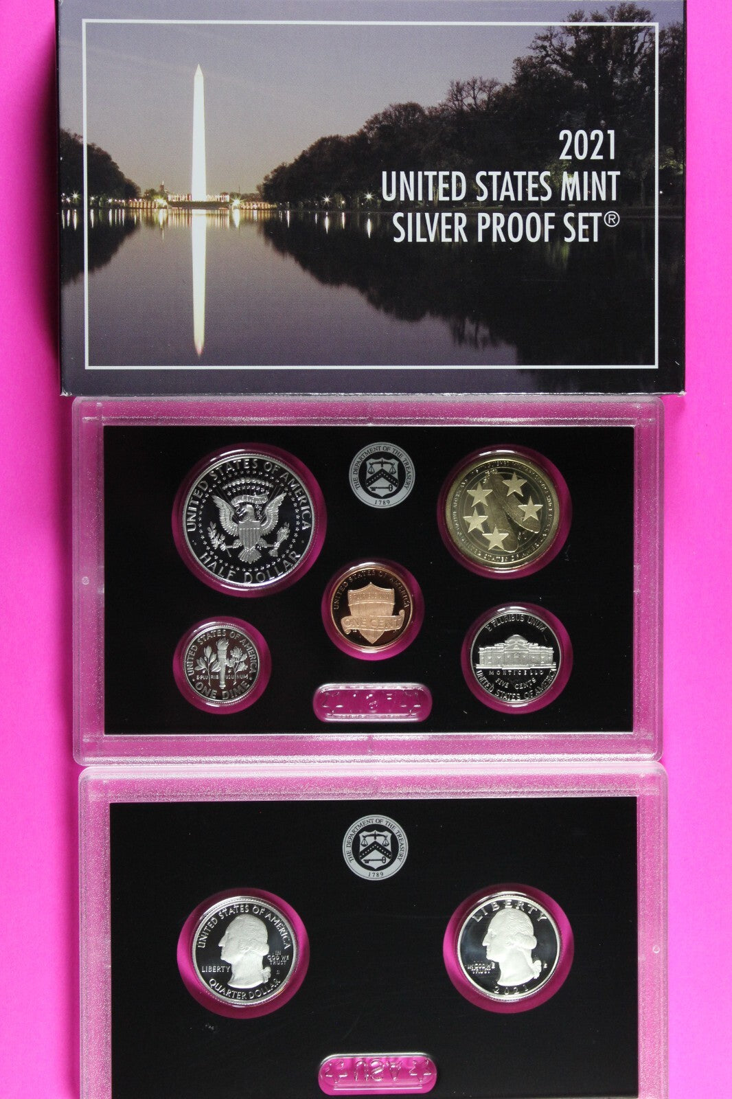 Gem 2021 S Silver DCAM Proof Set You Get Exact Coins In Pics Mint Box & COA 7060