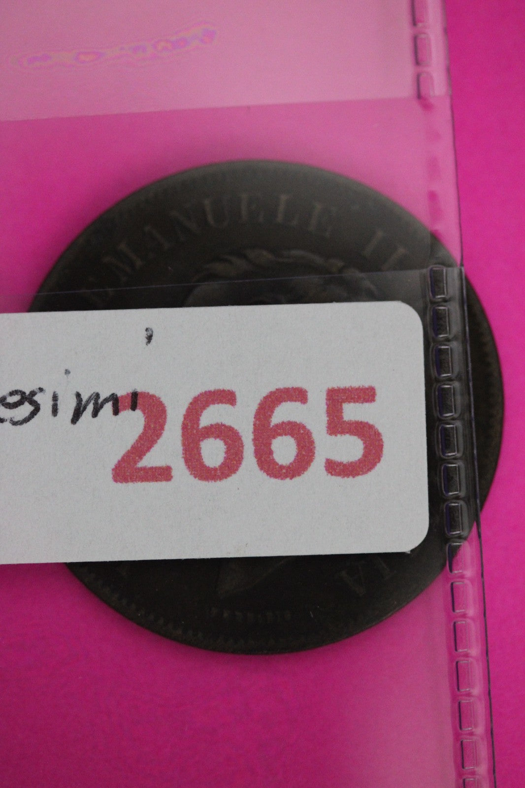 1862 Italy 5 Centesimis Guaranteed Authentic Genuine Coin American Seller 2665