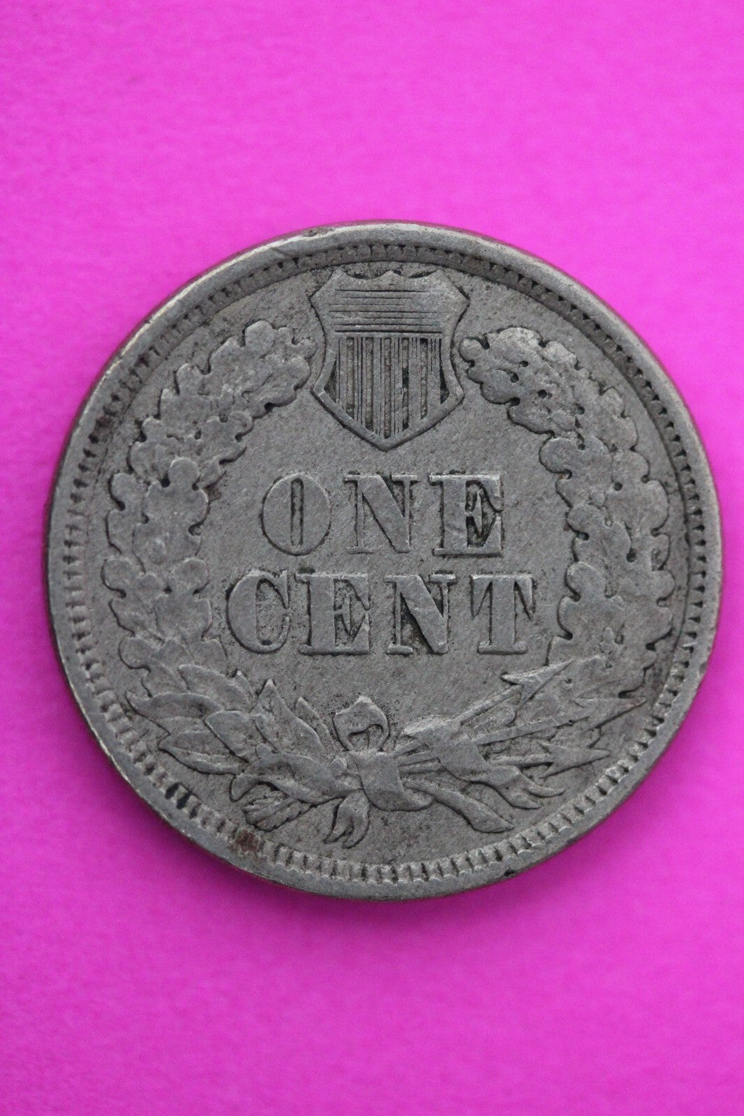 1862 Copper Nickel Indian Head Cent Penny Exact Early Type Coin Pictured 23