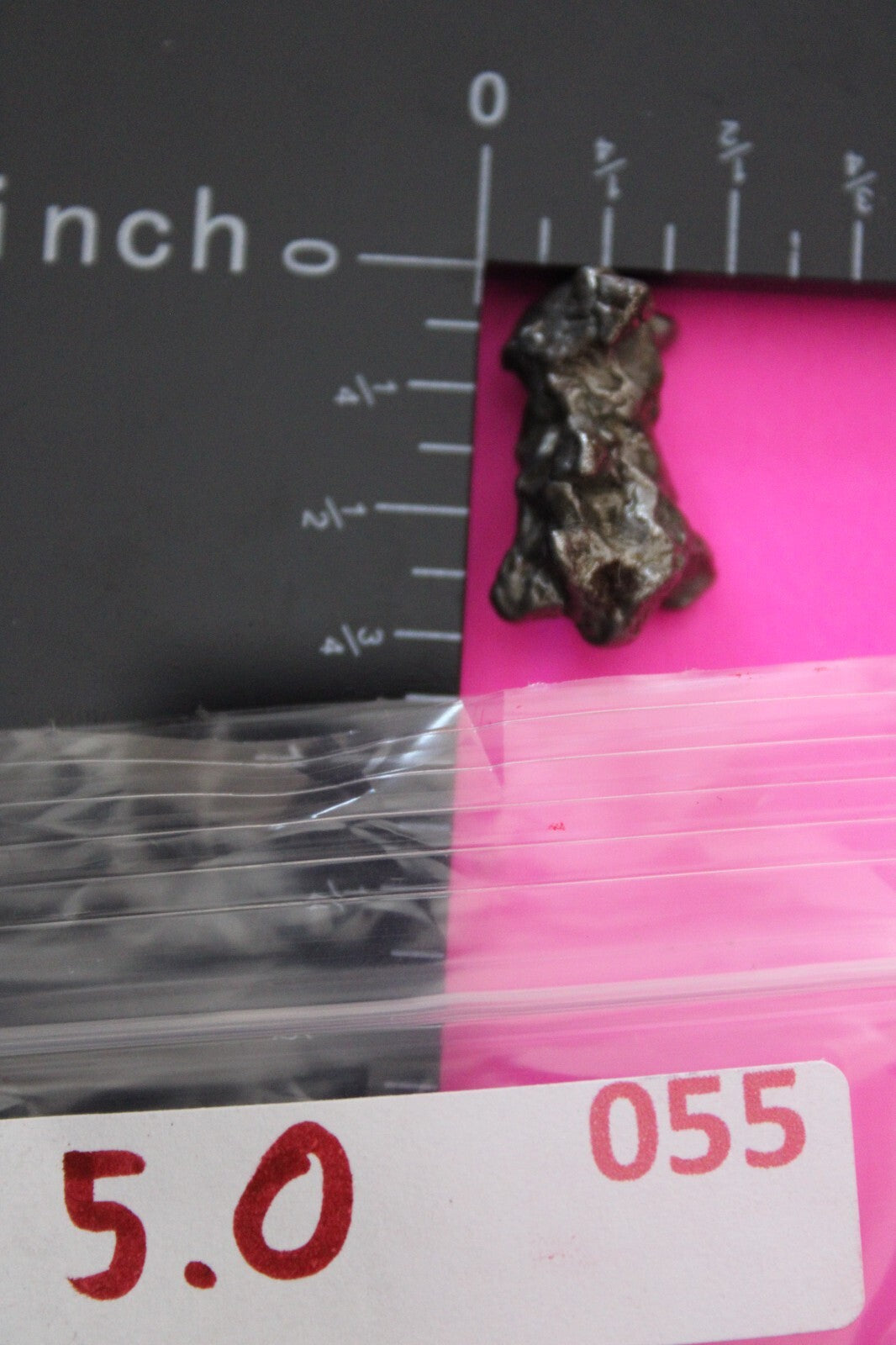 Meteorite Necklace W/ Chain Campo Del Cielo 5.0 Grams Real Dinosaur Girl COA 55