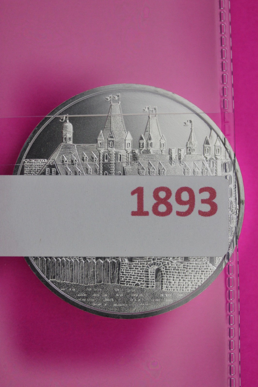 2019 Austria 1.5 Euros 1 Ounce Silver Wiener Neust Guaranteed Genuine Coin 1893