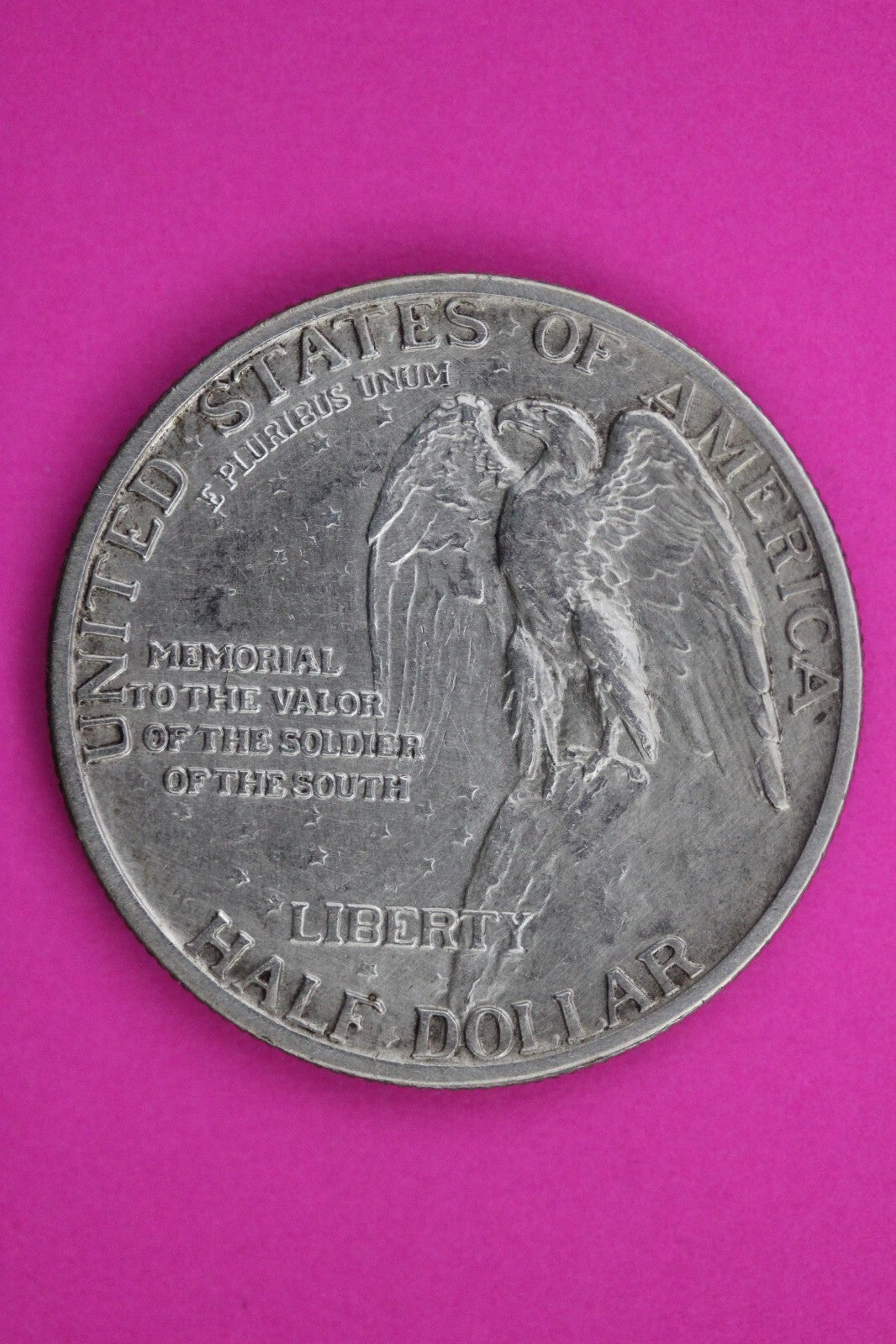 High Grade 1925 Stone Mountain Commemorative Silver Half Dollar Scarce Coin 100