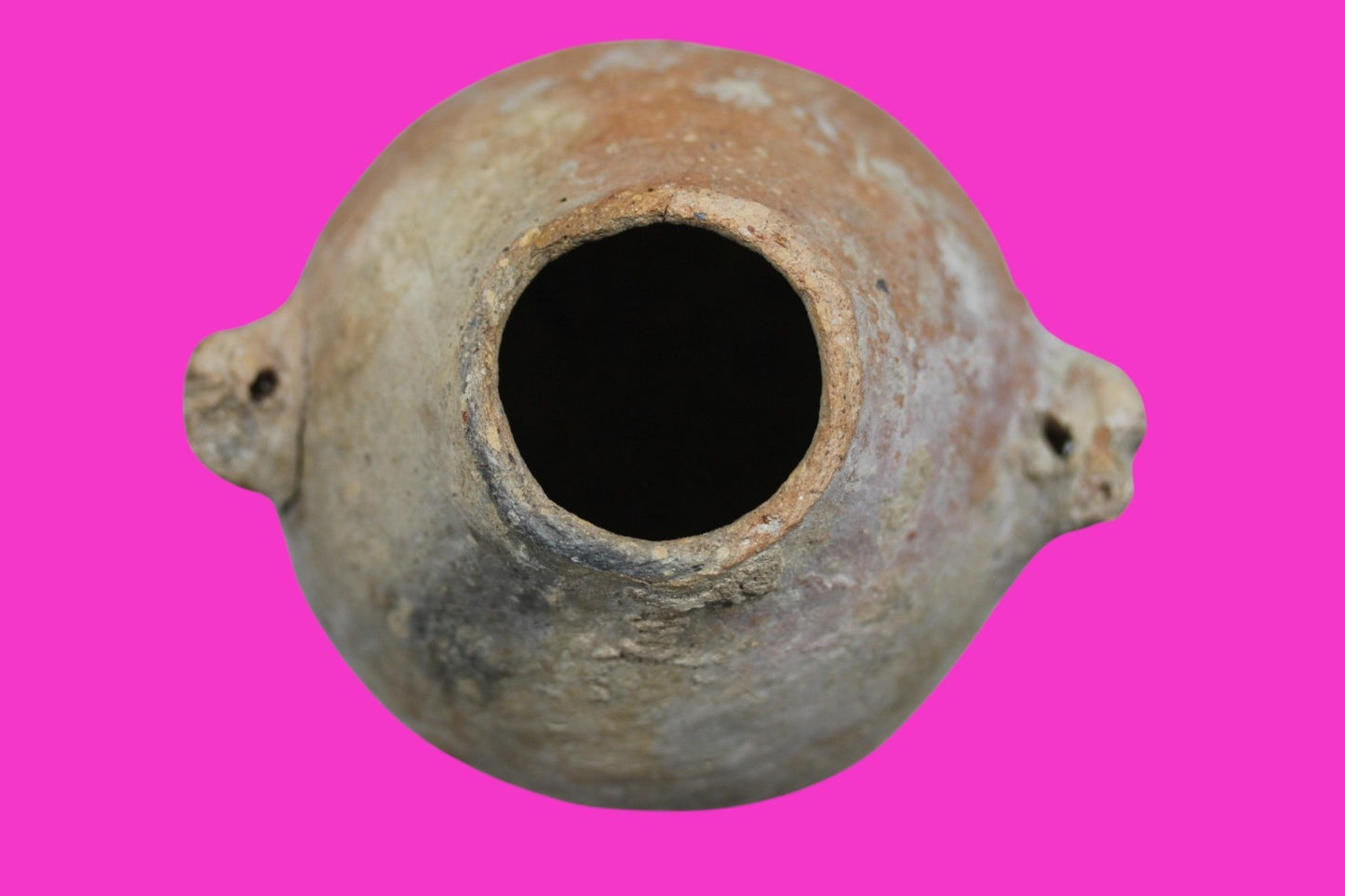 Time of Canaanites Holy Land Artifact Ancient 5500 Year Old Jar 3500 BC COA J144