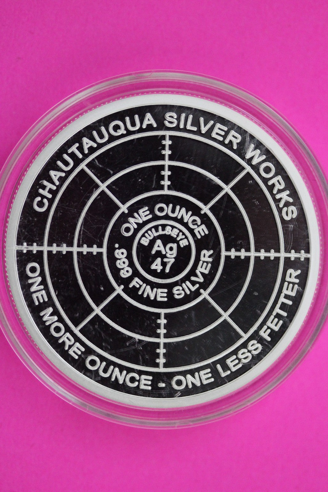 Chautauqua Silver Works 1 Troy Ounce .999  Silver Genuine Round C235