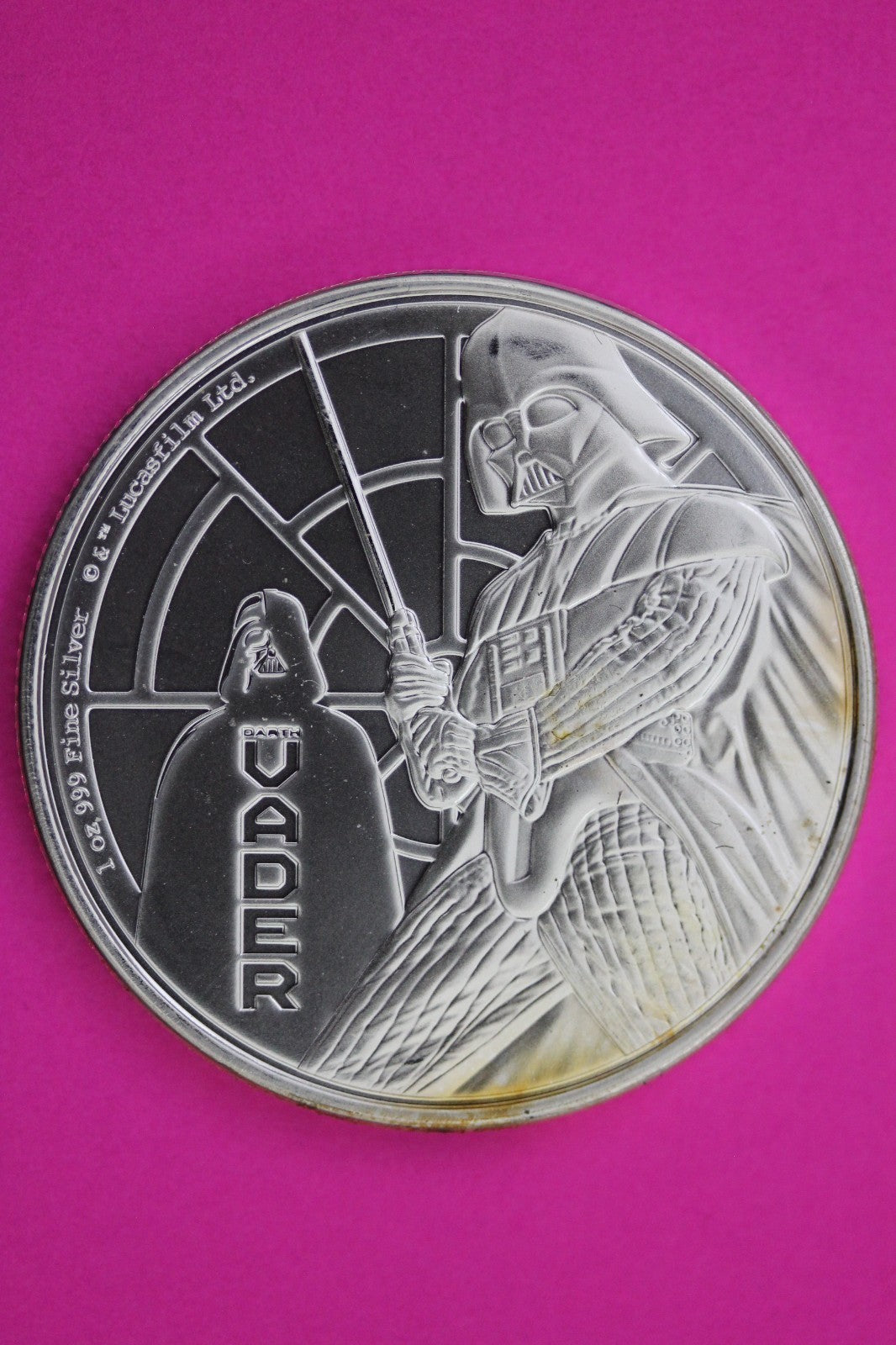 2022 Darth Vader 1 Ounce .999 Silver $2 Coin Niue Guaranteed Authentic 1909