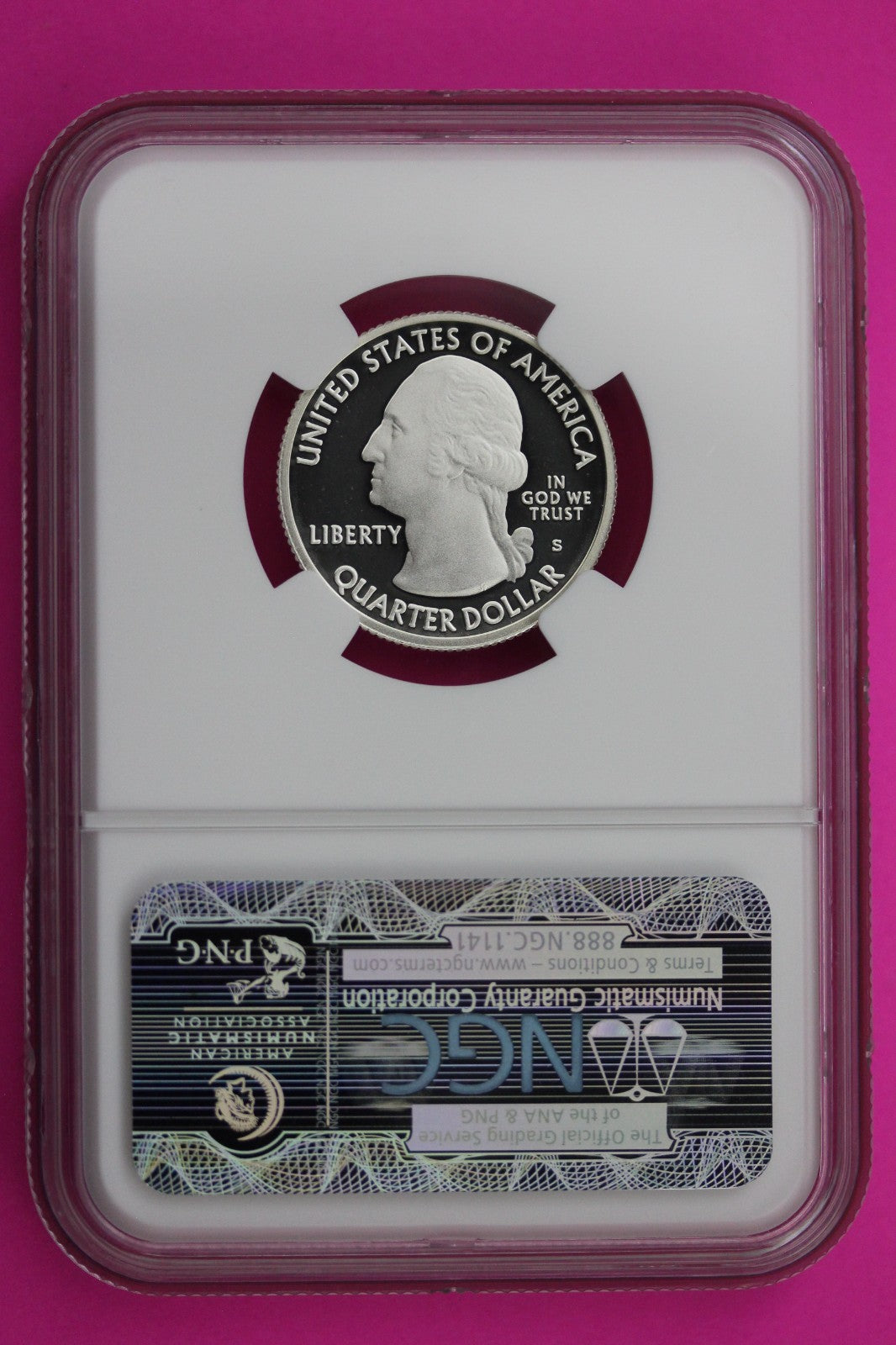 2010 S PF 70 Silver Quarter Mount Hood Park ATB NGC Graded Certified Slab 499