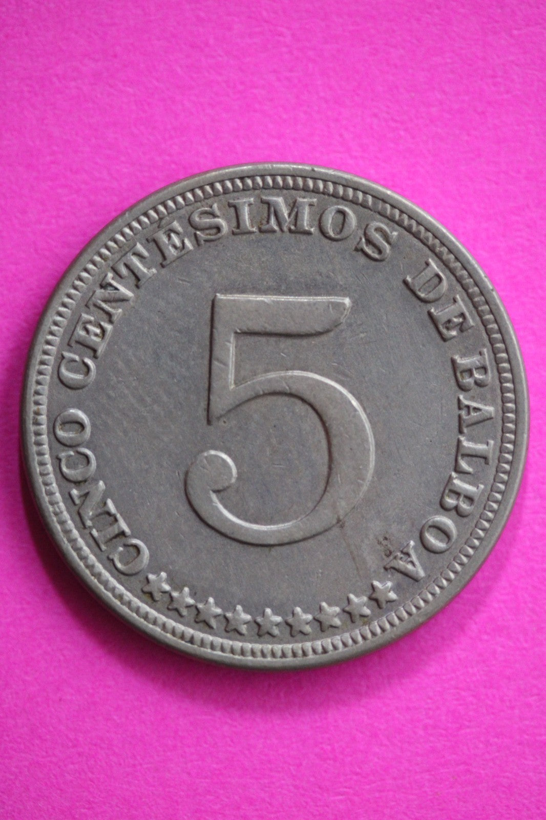 High Grade 1929 Panama 5 Centesimos Coin Guaranteed Authentic & Genuine 2547