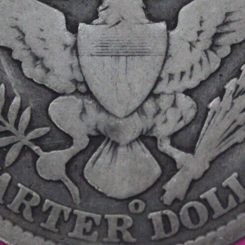 1897 O Barber Liberty Silver Quarter Scarce Semi Key Date New Orleans Mint  70