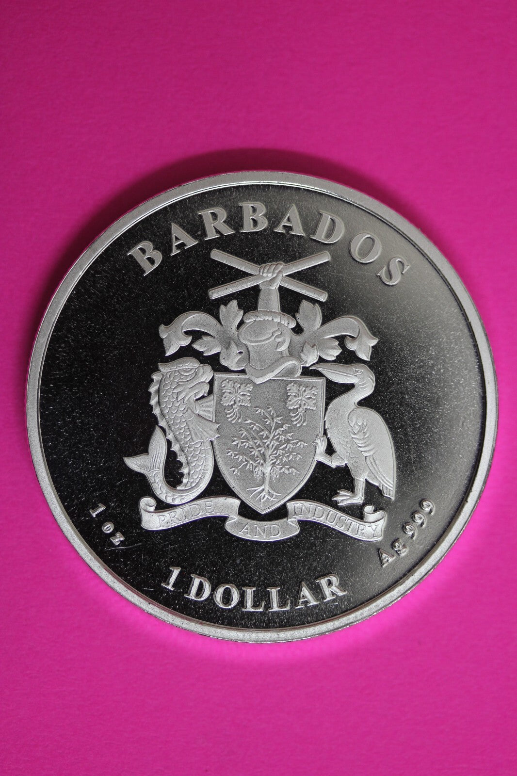 Gem BU 2023 Barbados Monkey 1 OZ Silver Coin .999 Fine $1.00 Same Coin In Pic 17