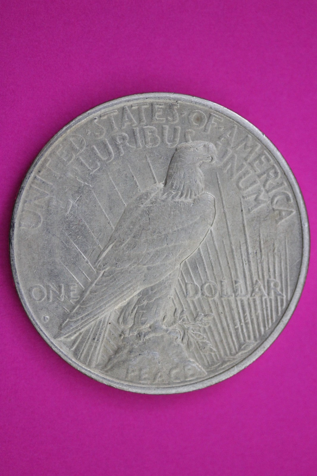 1934 D Peace Silver Dollar LIberty Coin Guaranteed Genuine American Seller 2010