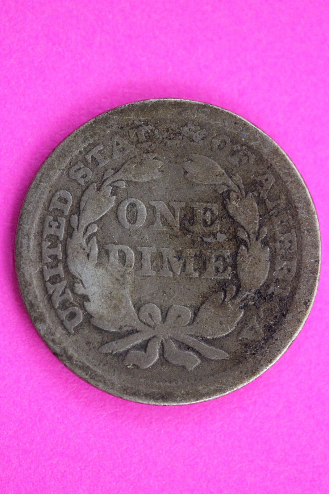 1856 P Seated Liberty Dime Exact Silver Coin In Pics Store Counter Stamp 146