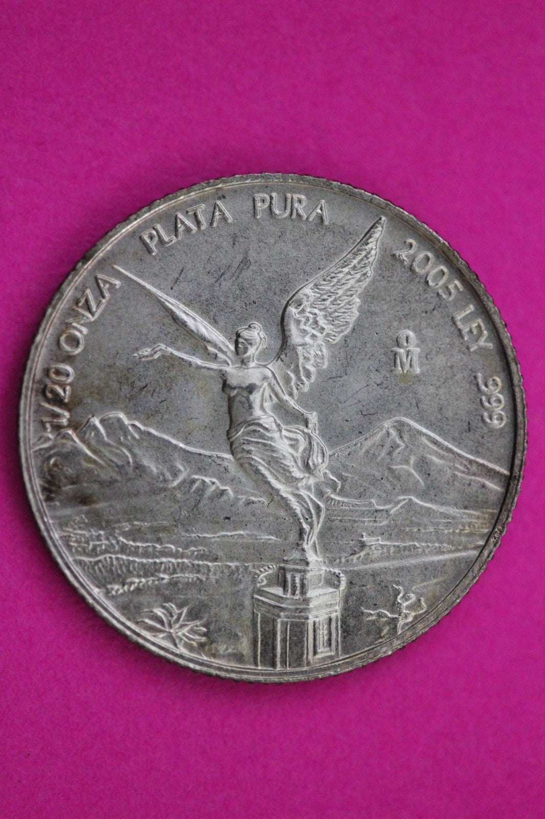 2005 Mexico Libertad 1/20 Onza Silver Coin 1/20 Ounce Guaranteed Authentic 2084